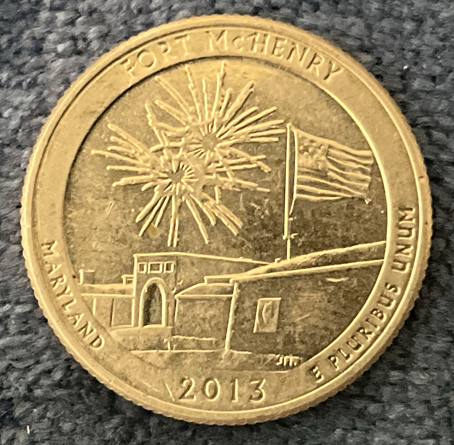 Washington Quarter 2013 D Fort McHenry  coin collectible - Main Image 2