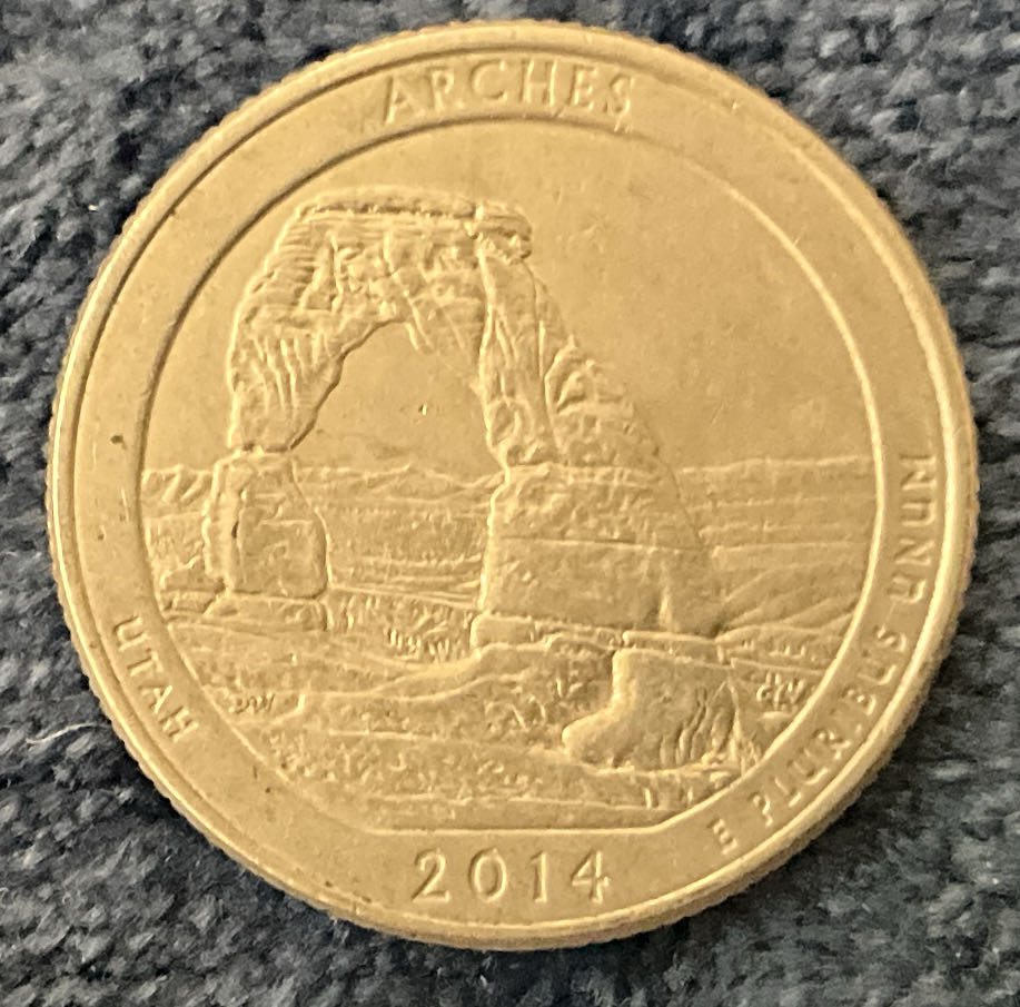 Washington Quarter 2014 D Arches  coin collectible - Main Image 2