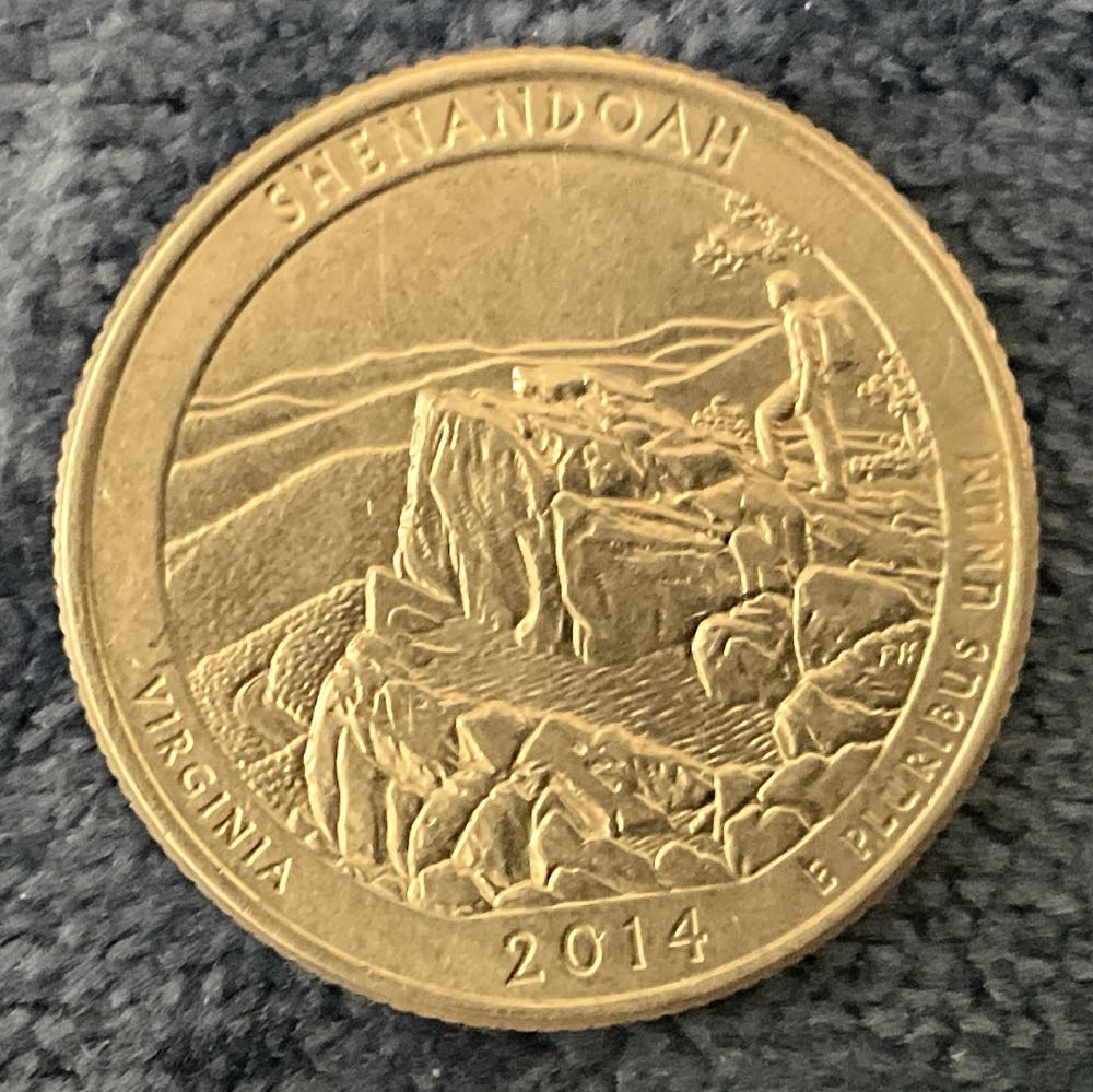 Washington Quarter 2014 D Shenandoah  coin collectible - Main Image 2