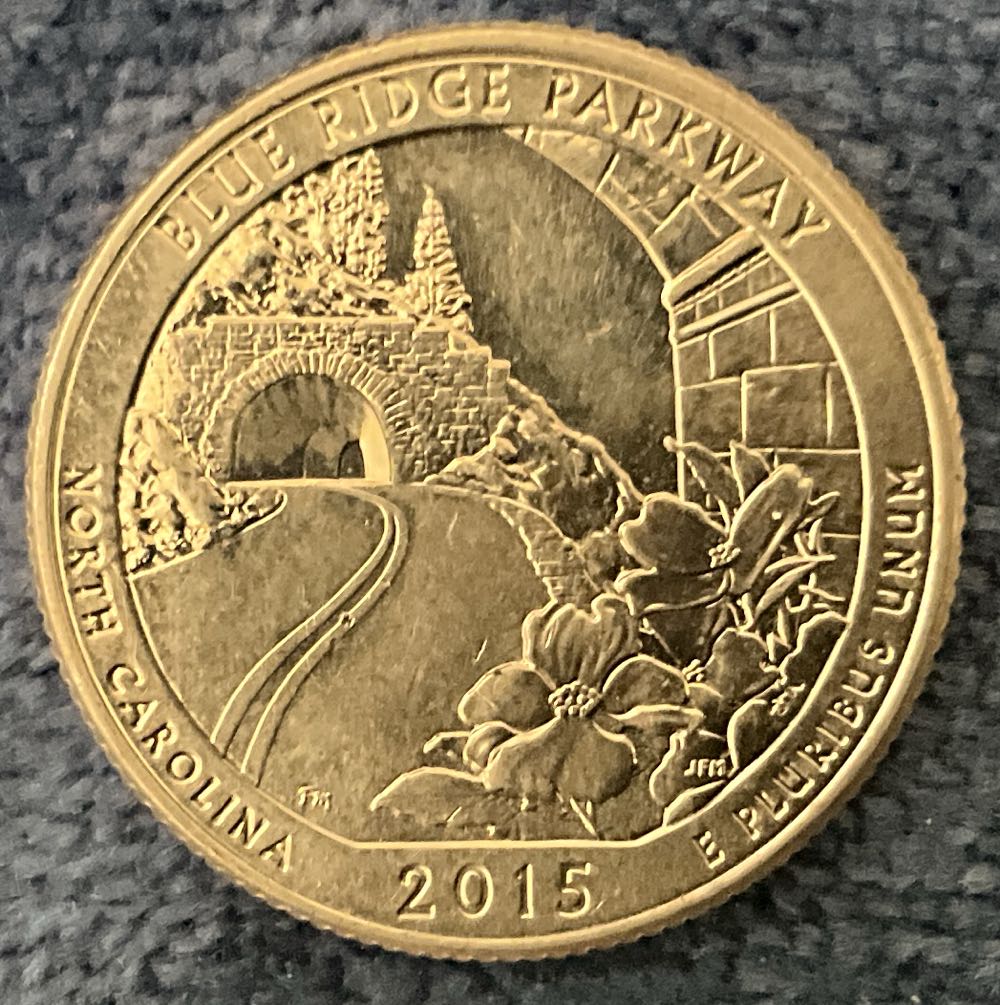 Blue Ridge Parkway 2015 (D)  coin collectible - Main Image 2