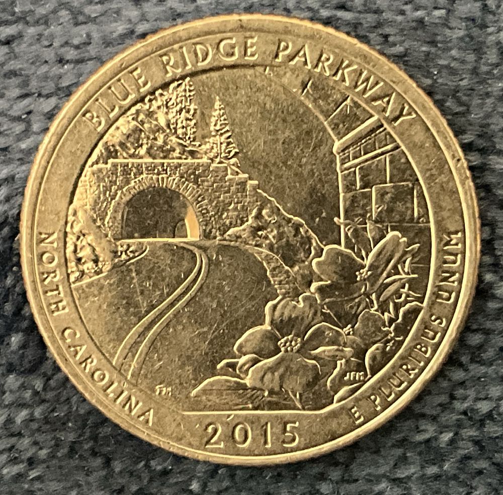 Washington Quarter 2015 D Blue Ridge Parkway  coin collectible - Main Image 2