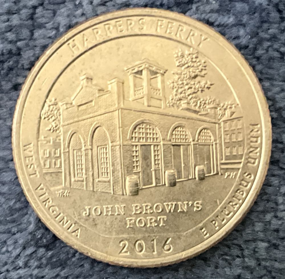 Washington Quarter 2016 D Harper’s Ferry  coin collectible - Main Image 2
