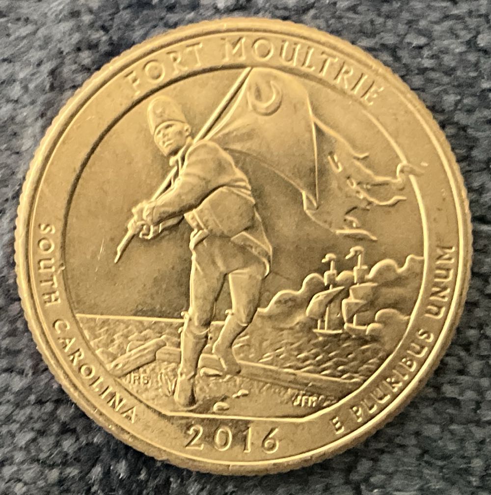 Washington Quarter 2016 D Fort Moultrie  coin collectible - Main Image 2