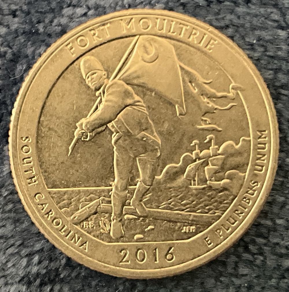 Washington Quarter 2016 D Fort Moultrie  coin collectible - Main Image 2