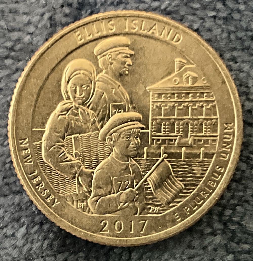 Washington Quarter 2017 D Ellis Island  coin collectible - Main Image 2
