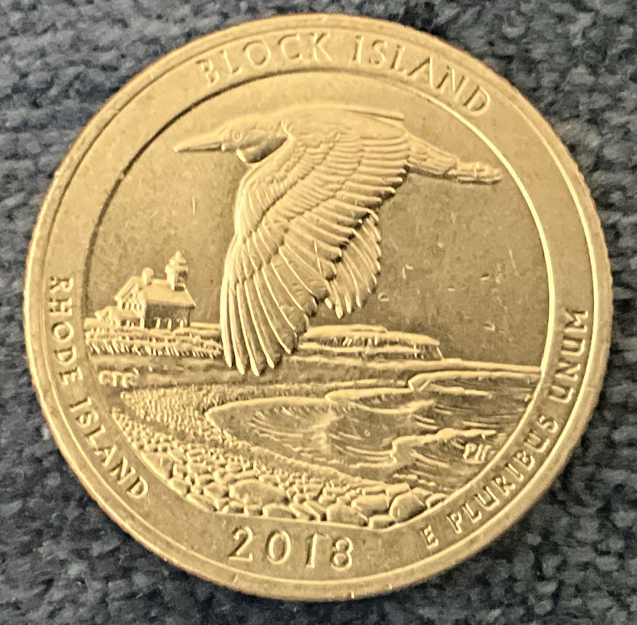 Washington Quarter 2018 D Block Island  coin collectible - Main Image 2