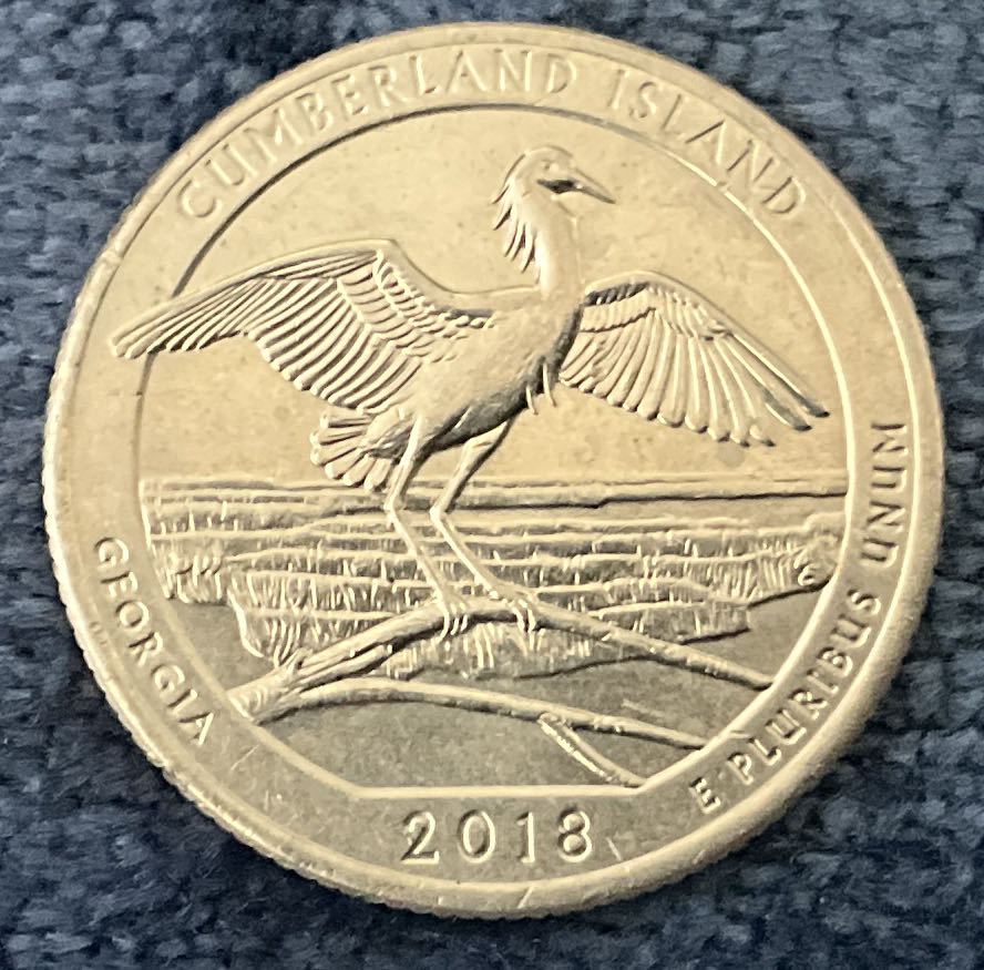Washington Quarter 2018 D Cumberland Island  coin collectible - Main Image 2