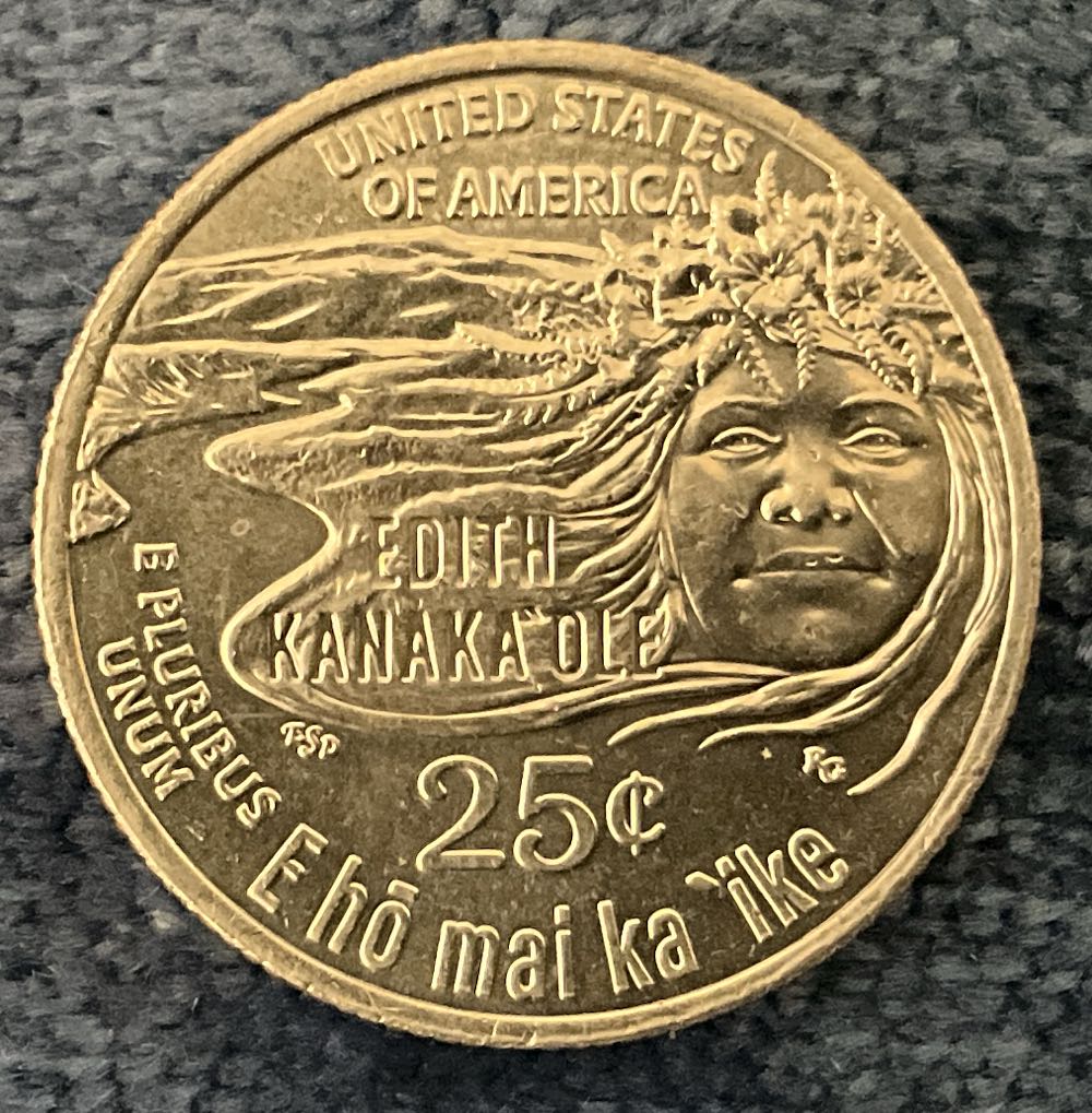 Edith Kanaka ‘Ole 2023 (D)  coin collectible - Main Image 2