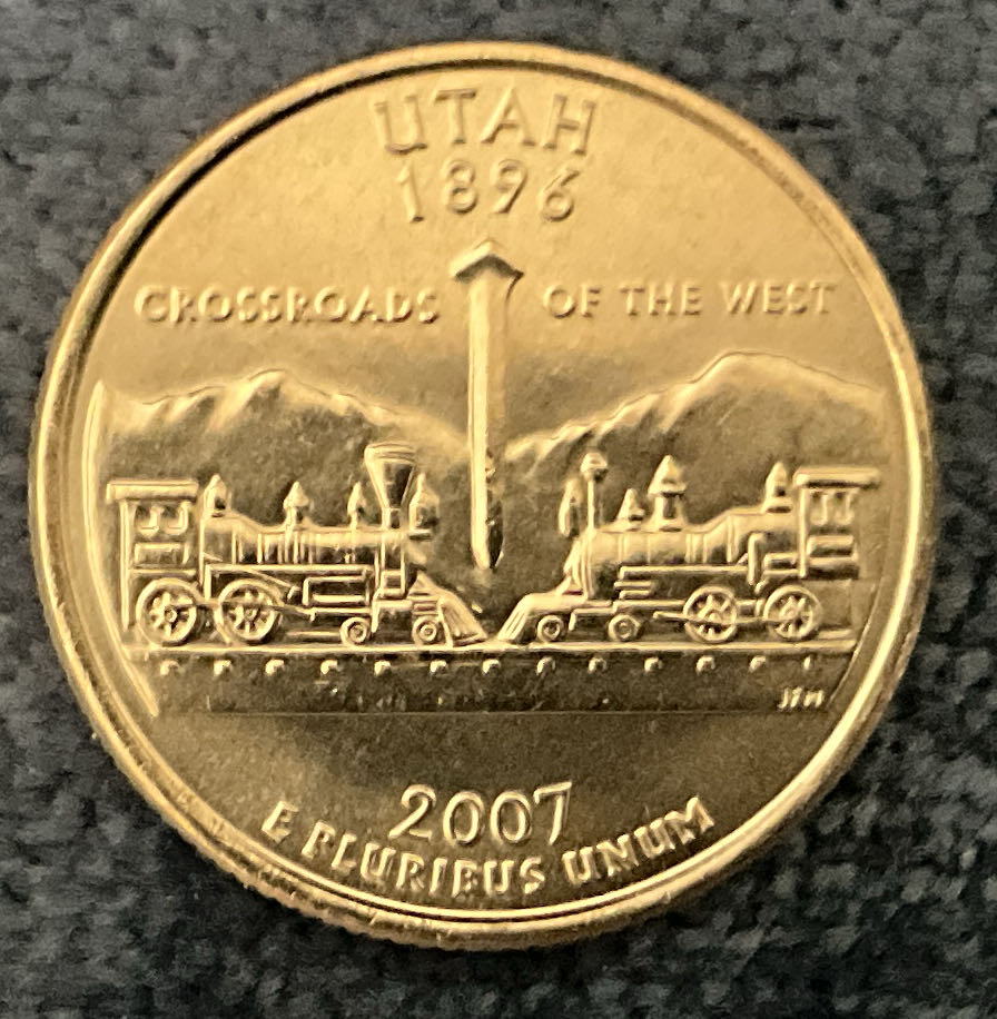 Washington Quarter 2007 D Utah  coin collectible - Main Image 2