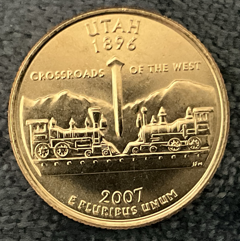 Washington Quarter 2007 D Utah  coin collectible - Main Image 2