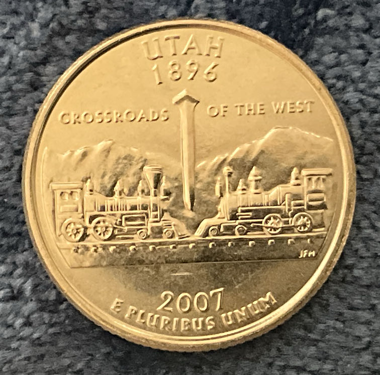 Washington Quarter 2007 D Utah  coin collectible - Main Image 2