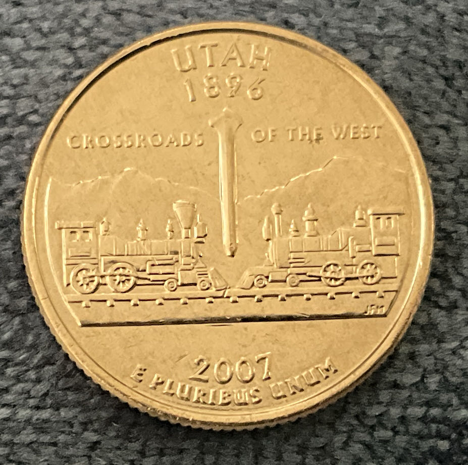 Washington Quarter 2007 D Utah  coin collectible - Main Image 2