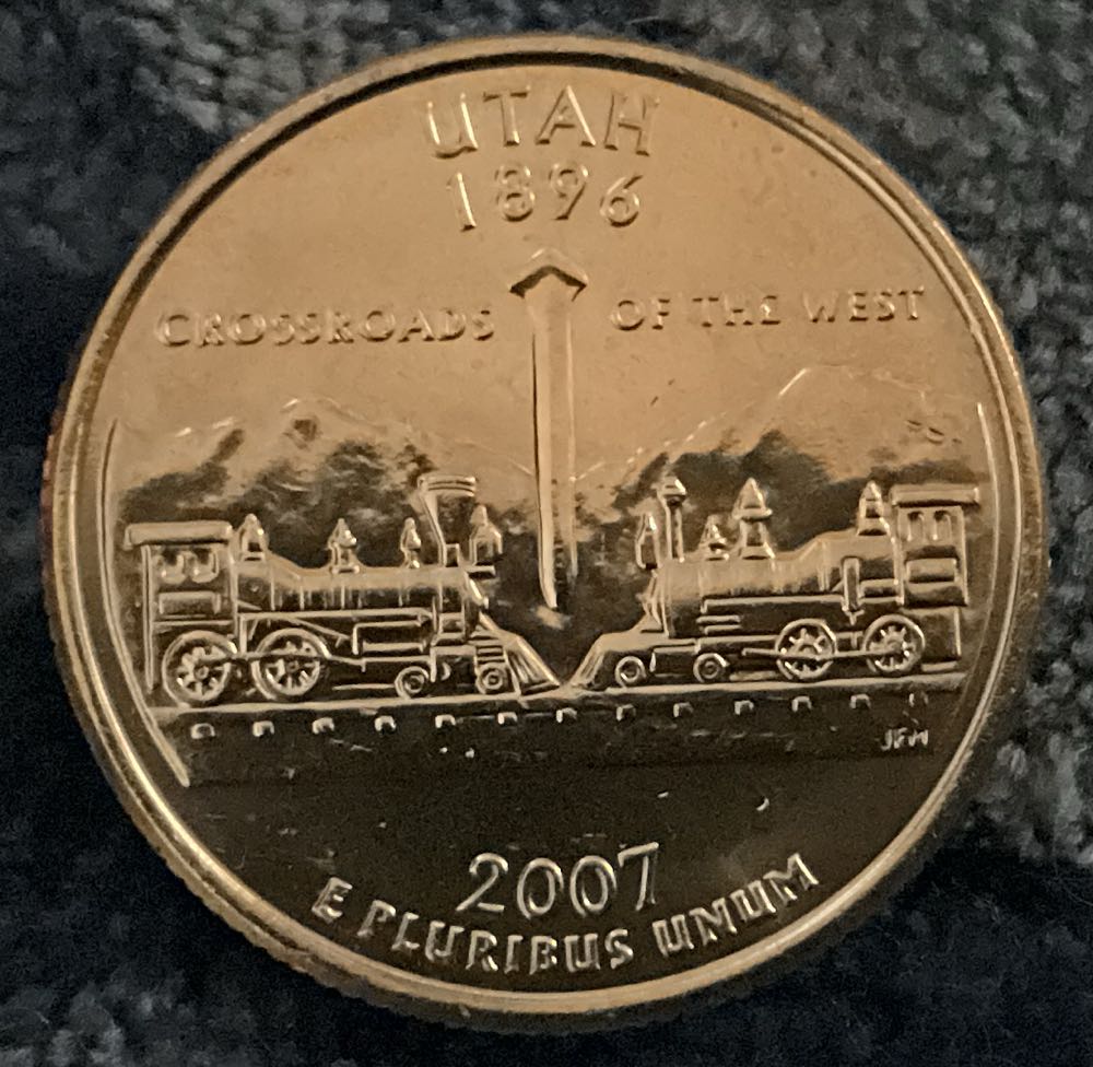 Washington Quarter 2007 D Utah  coin collectible - Main Image 2
