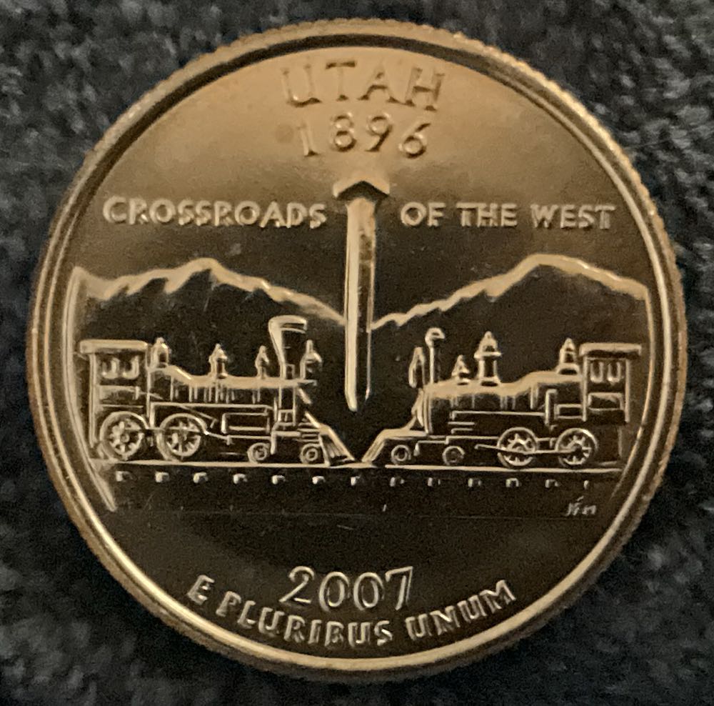 Washington Quarter 2007 D Utah  coin collectible - Main Image 2