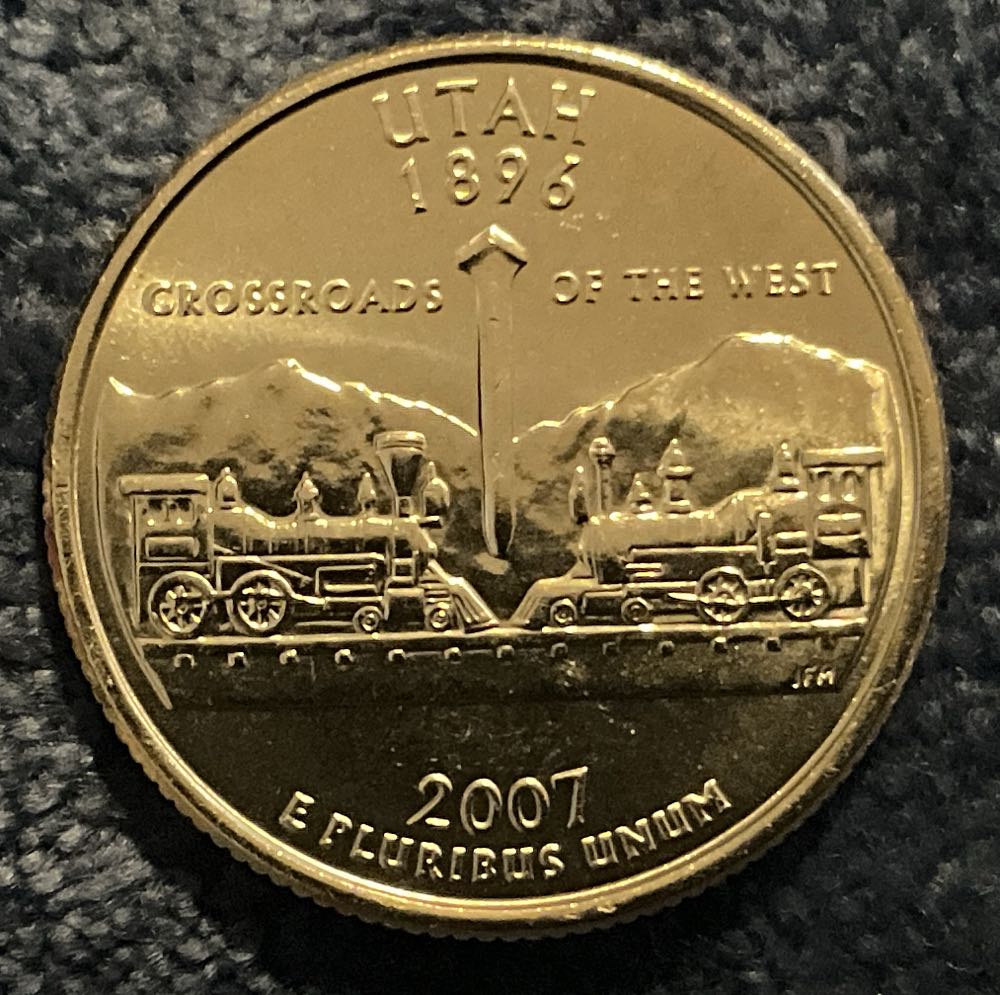 Washington Quarter 2007 D Utah  coin collectible - Main Image 2