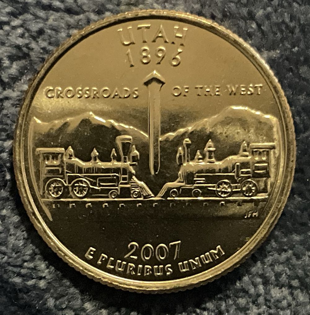 Washington Quarter 2007 D Utah  coin collectible - Main Image 2