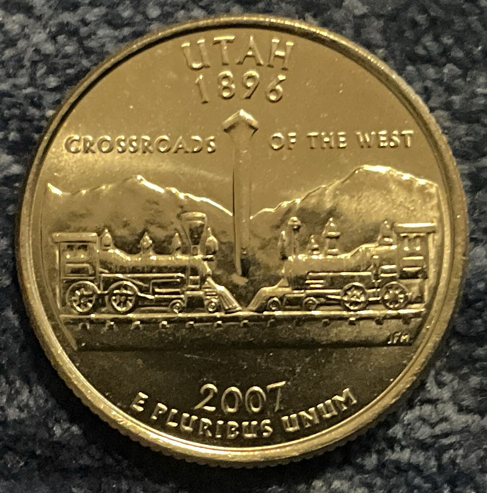 Washington Quarter 2007 D Utah  coin collectible - Main Image 2