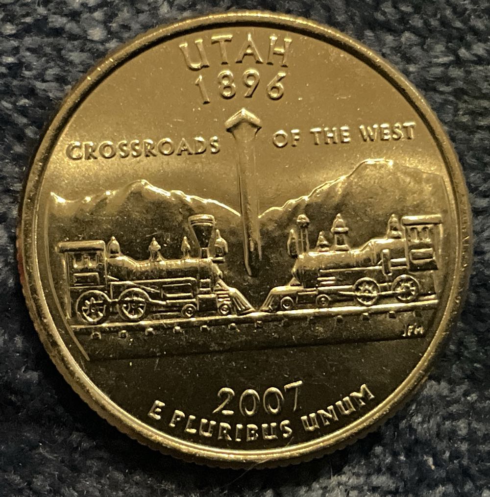 Washington Quarter 2007 D Utah  coin collectible - Main Image 2