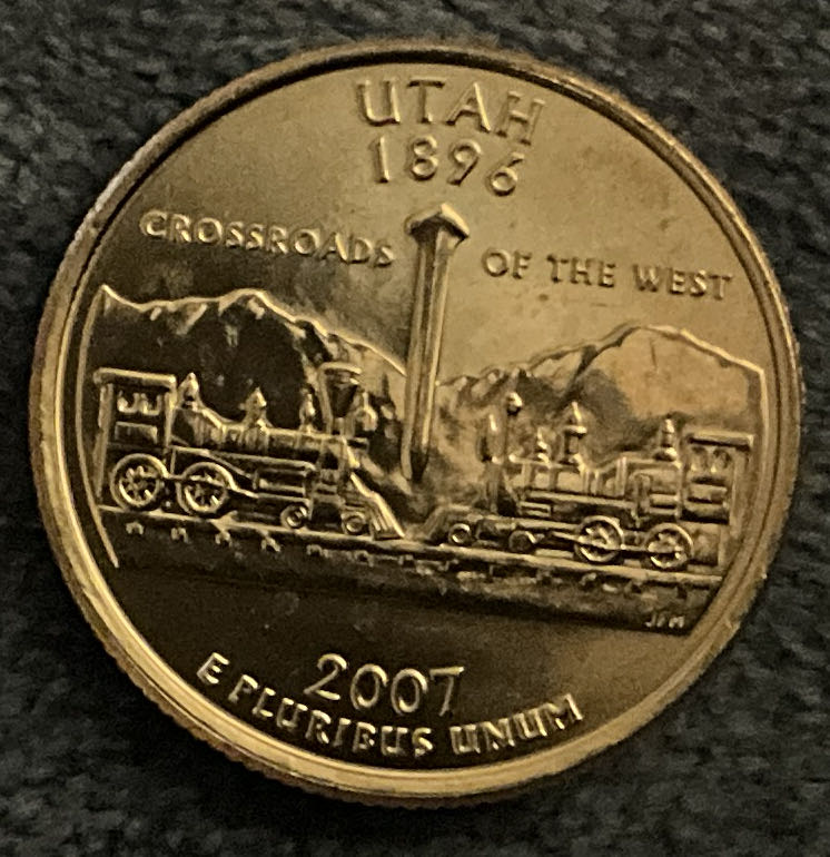 Washington Quarter 2007 D Utah  coin collectible - Main Image 2