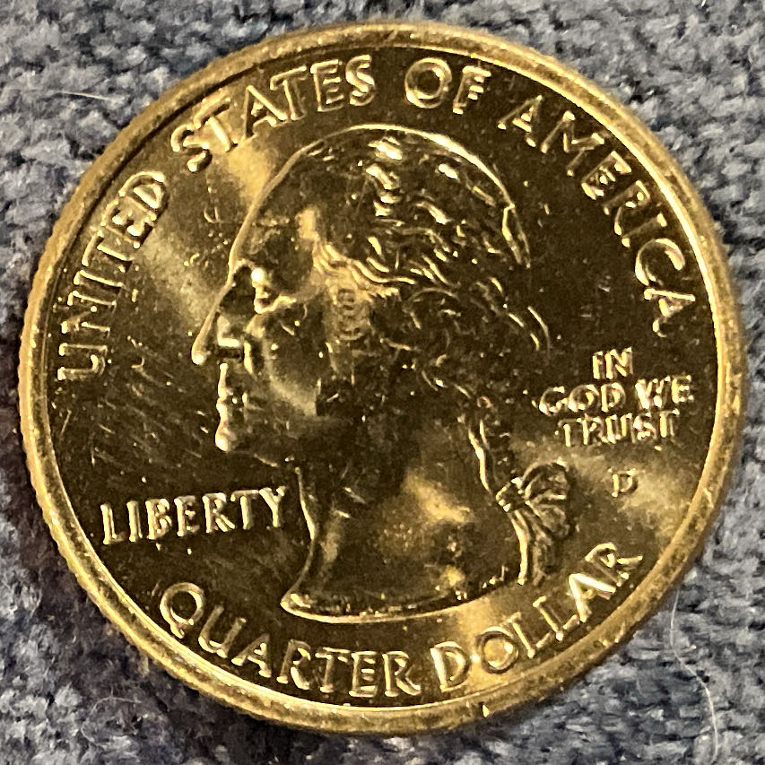 Washington Quarter 2008 D Oklahoma  coin collectible - Main Image 1