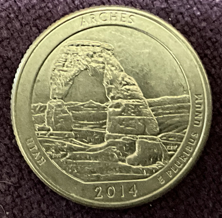 Washington Quarter 2014 D Arches  coin collectible - Main Image 2