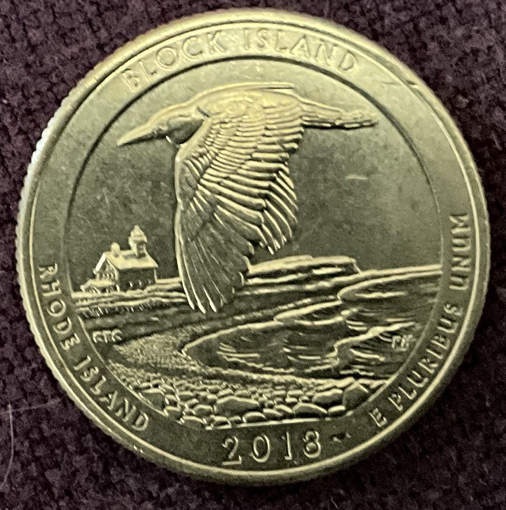 Washington Quarter 2018 D Block Island  coin collectible - Main Image 2