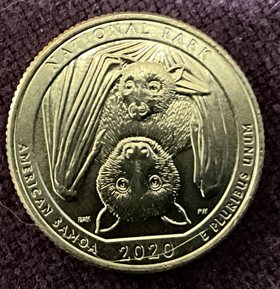 Washington Quarter 2020 D American Samoa  coin collectible - Main Image 2