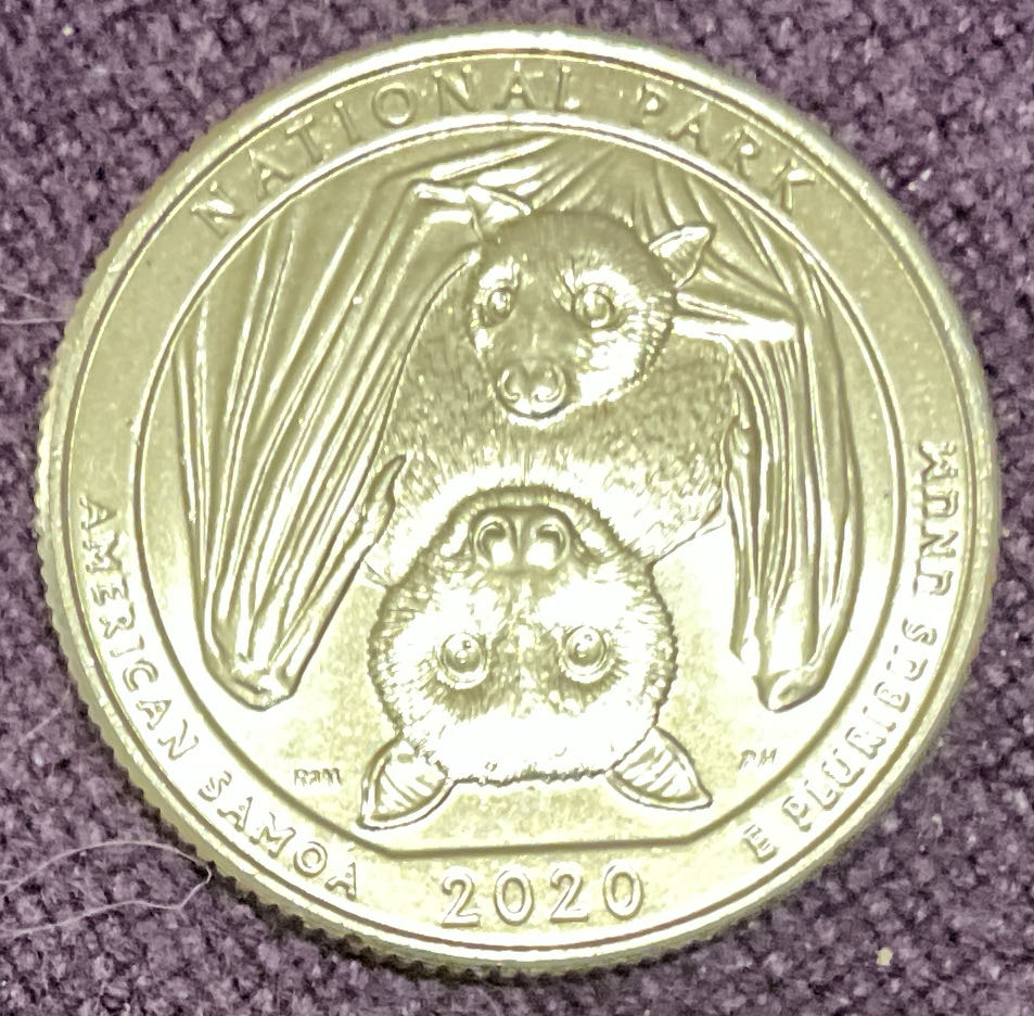 Washington Quarter 2020 D American Samoa  coin collectible - Main Image 2