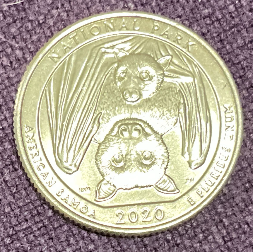 Washington Quarter 2020 D American Samoa  coin collectible - Main Image 2