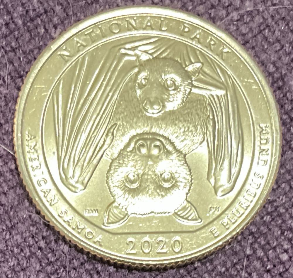 Washington Quarter 2020 D American Samoa  coin collectible - Main Image 2