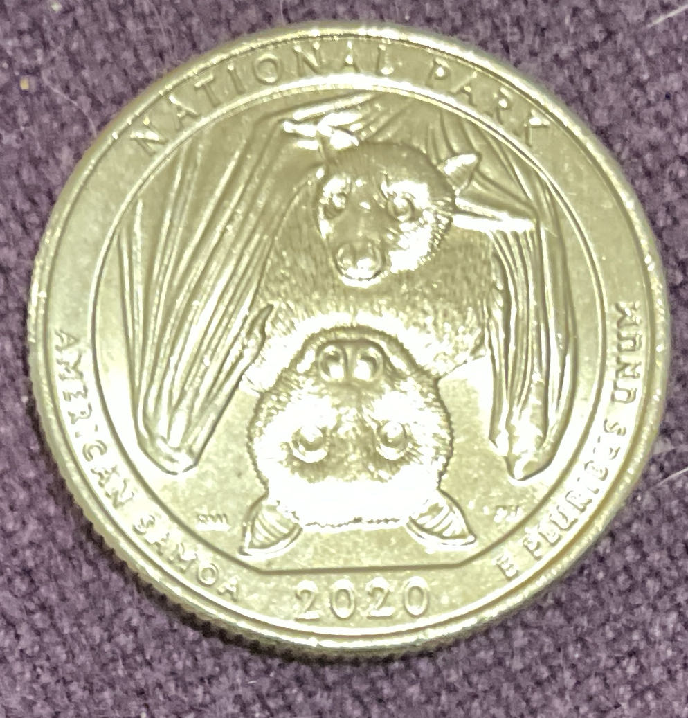 Washington Quarter 2020 D American Samoa  coin collectible - Main Image 2