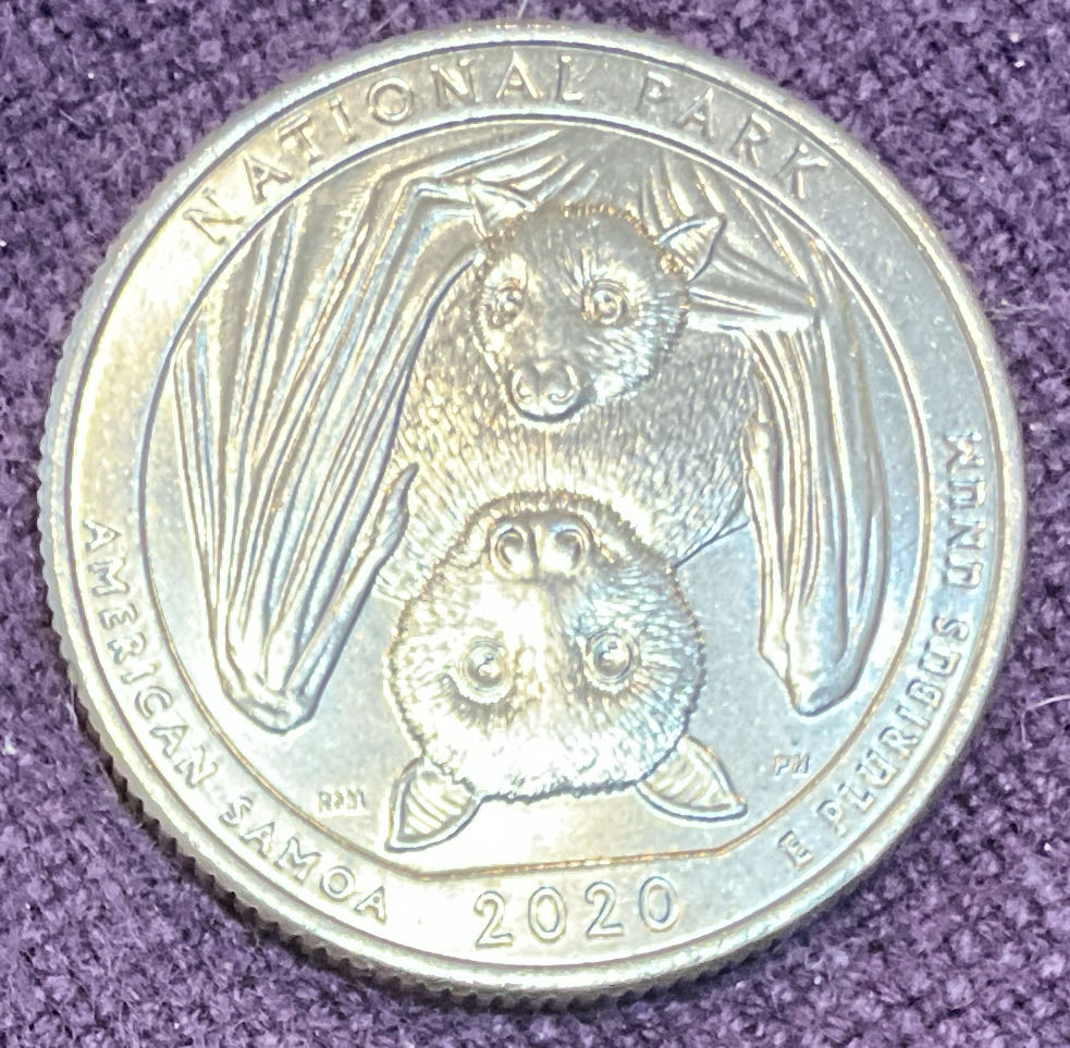 Washington Quarter 2020 D American Samoa  coin collectible - Main Image 2