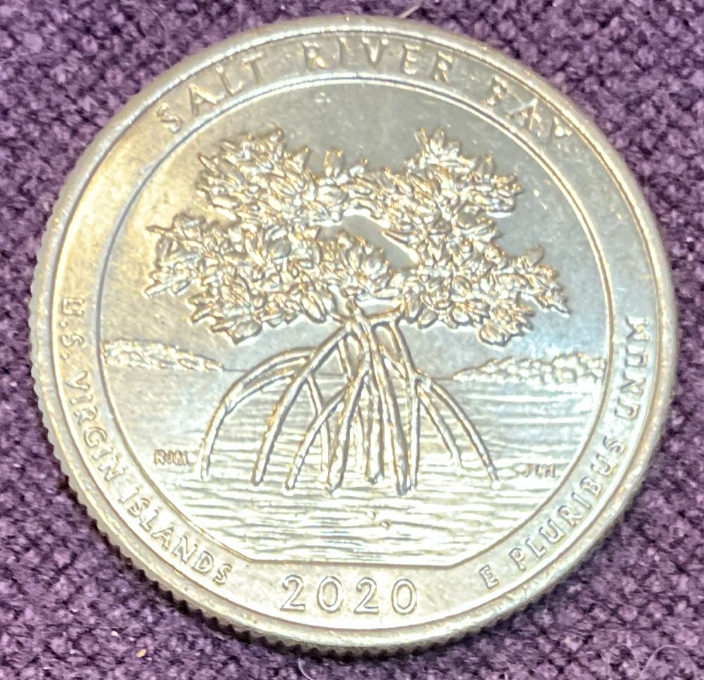 Washington Quarter 2020 D Salt River Bay  coin collectible - Main Image 2