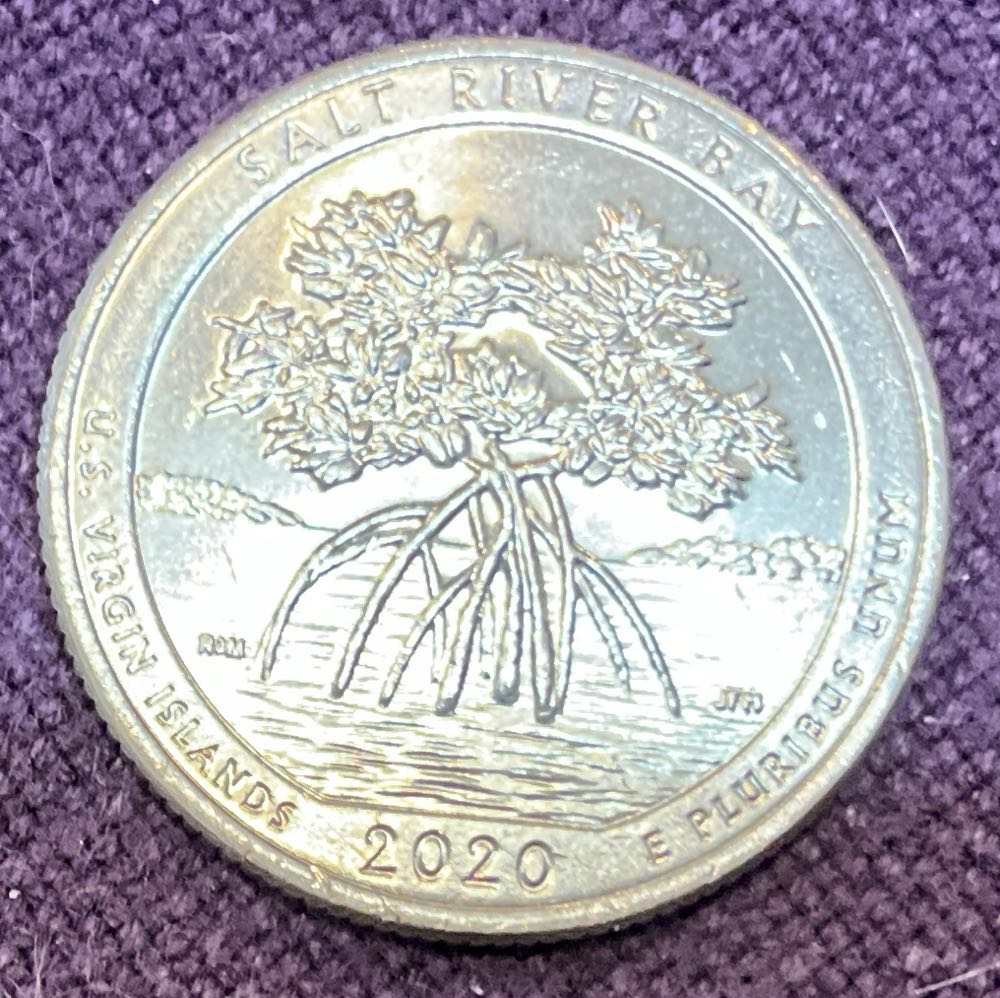Washington Quarter 2020 D Salt River Bay  coin collectible - Main Image 2