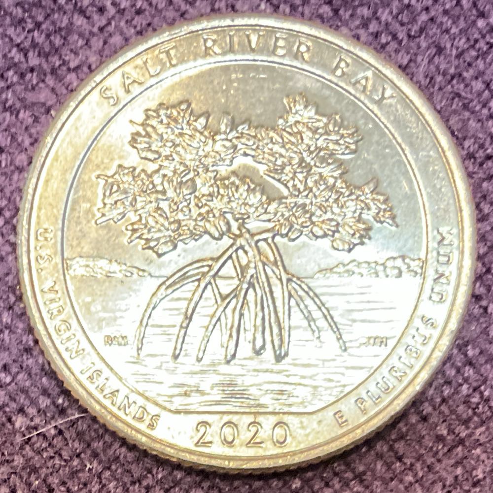 Washington Quarter 2020 D Salt River Bay  coin collectible - Main Image 2