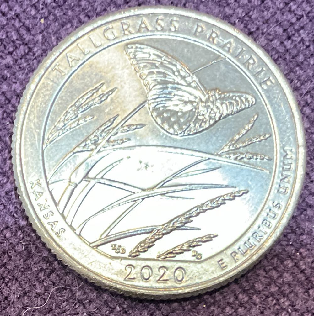 Washington Quarter 2020 D Tallgrass Prairie  coin collectible - Main Image 2
