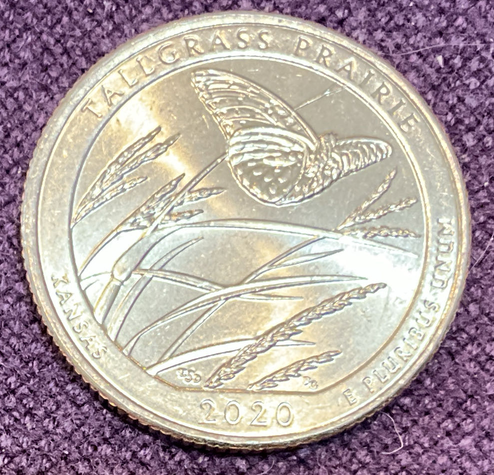 Washington Quarter 2020 D Tallgrass Prairie  coin collectible - Main Image 2