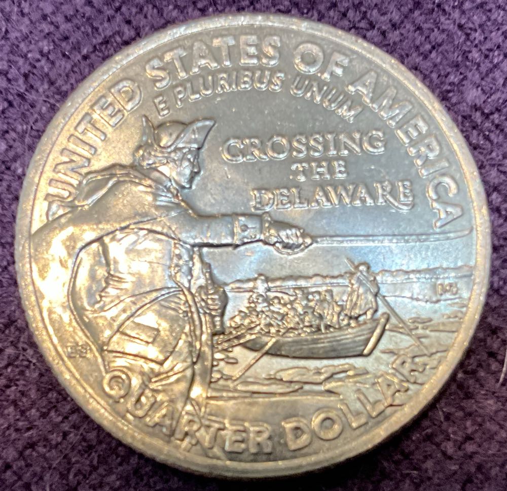 Washington Quarter 2021 D Crossing The Delaware  coin collectible - Main Image 2