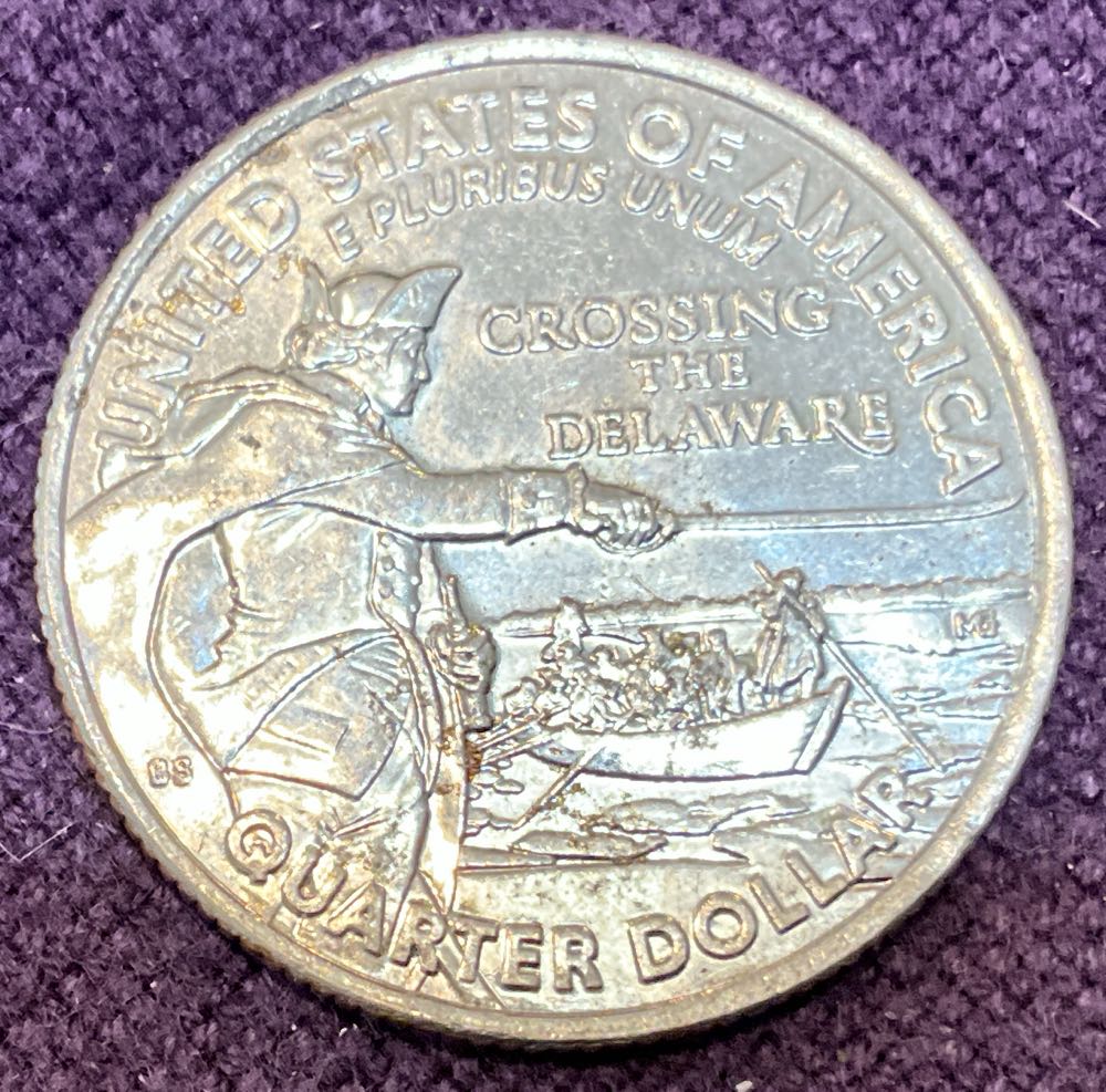 Washington Quarter 2021 D Crossing The Delaware   coin collectible - Main Image 2