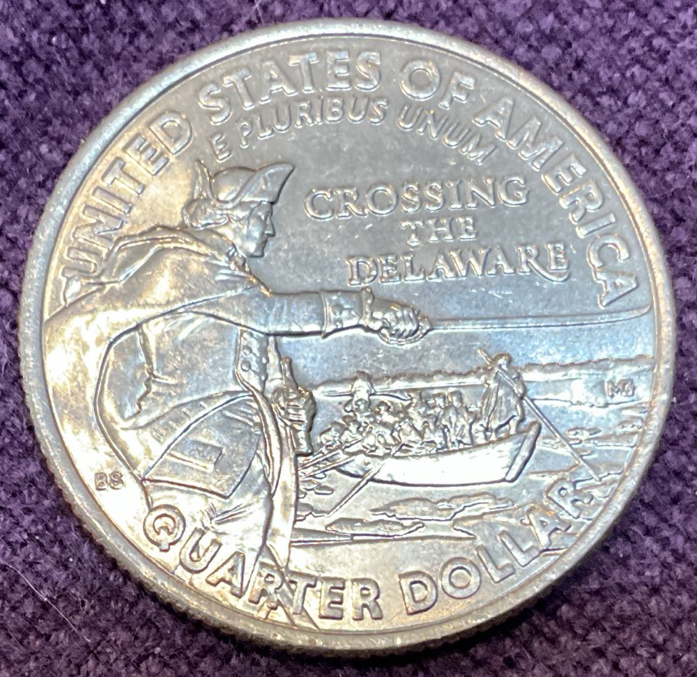 Washington Quarter 2021 D Crossing The Delaware  coin collectible - Main Image 2