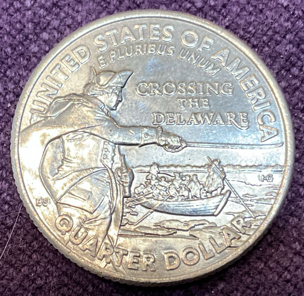 Washington Quarter 2021 D Crossing The Delaware  coin collectible - Main Image 2