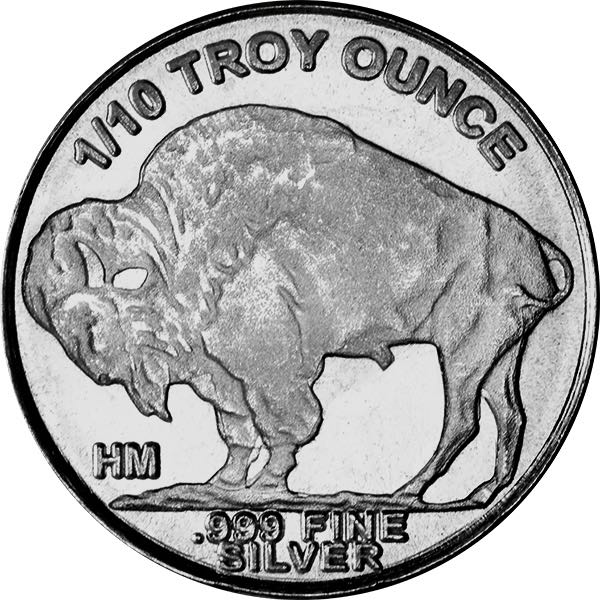 Buffalo | HM ⅒oz  coin collectible - Main Image 2