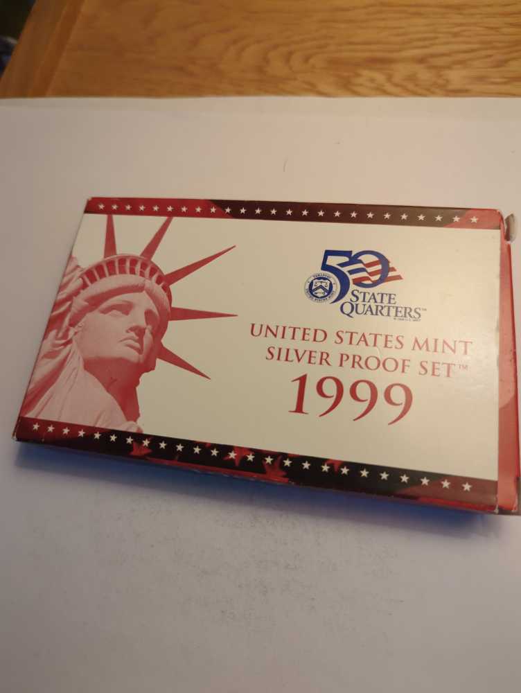 United States Mint Silver Proof Set 1999 S  coin collectible - Main Image 4