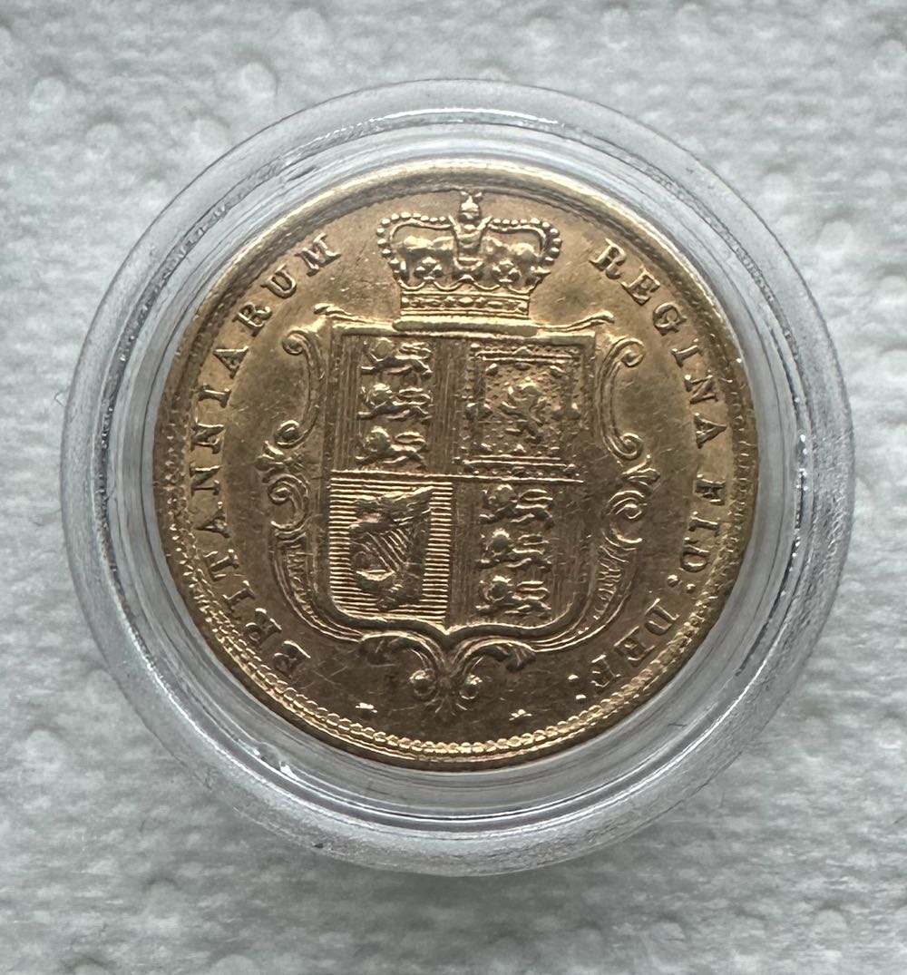 1902 Edward Type A half sovereign  coin collectible - Main Image 2