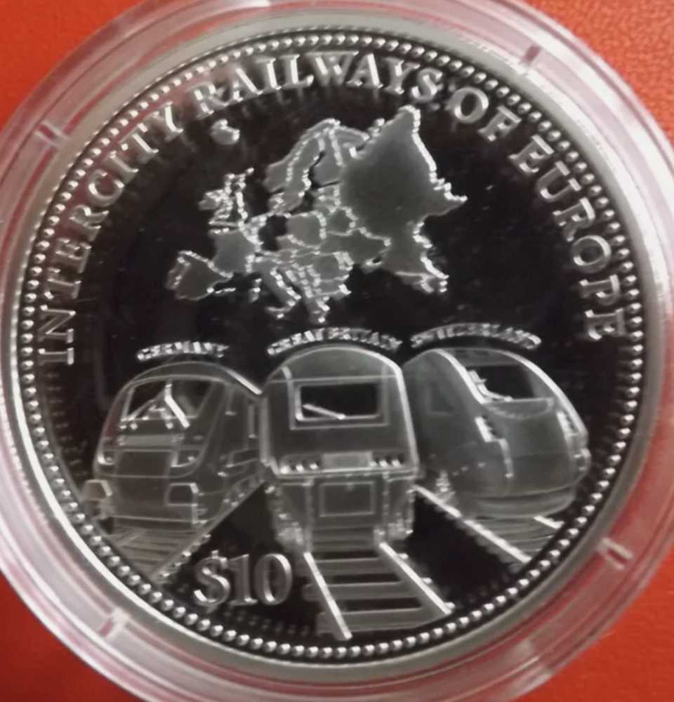 Fiji - Intercity Railways Of Europe  coin collectible - Main Image 2