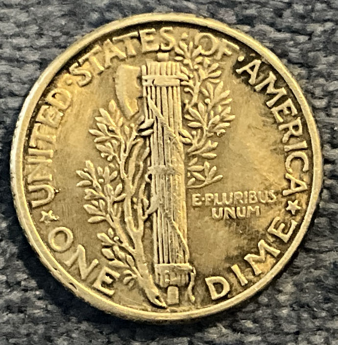 Dime 1942 Mercury W  coin collectible - Main Image 2