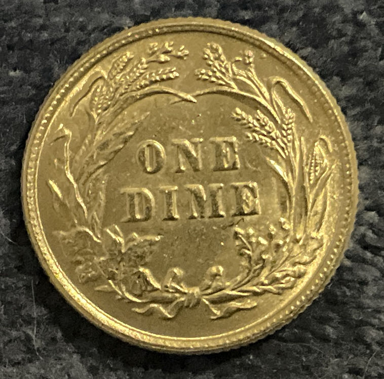 Dime 1916 Barber  coin collectible - Main Image 4