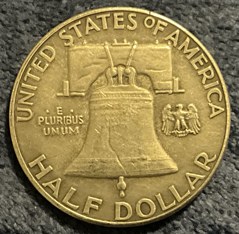 Half Dollar Franklin 1963 1  coin collectible - Main Image 4