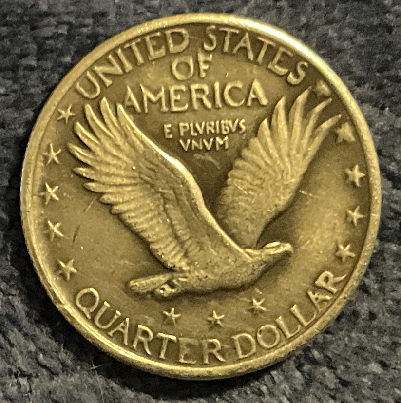 Quarter Standing Liberty 1919 D 1  coin collectible - Main Image 2