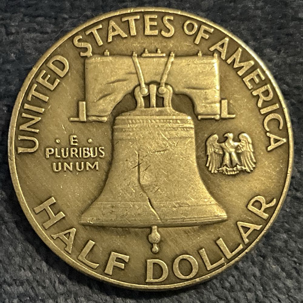 Half Dollar Franklin 1959 1  coin collectible - Main Image 2